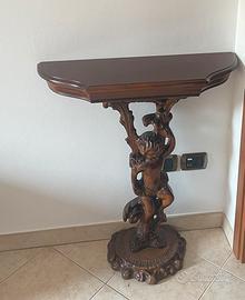 consolle angolare in stile barocco arredo elegante