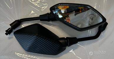Specchietti specchietto moto scooter Carbon Look