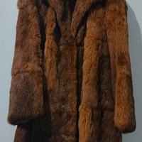 Pelliccia in lapin color miele taglia 50 