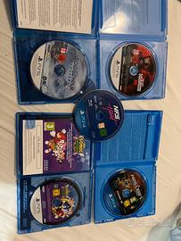 3 dischi di ps5 e 2 di ps4