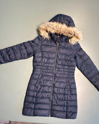 Piumino lungo Tommy Hilfiger con cappuccio
