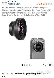 NEEWER Lente Grandangolare HD 18mm 100°