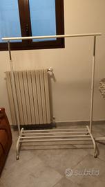 Ikea RIGGA Stand Appendiabiti bianco