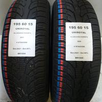 2 GOMME 195 60 15 UNIROYAL BR1004