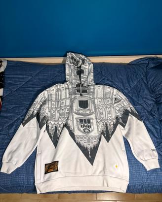 Felpa dolly noire con cappuccio