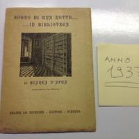 Sogno di una notte in biblioteca di B. D'Apua 1937