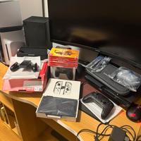 Nintendo switch oled accessori e giochi