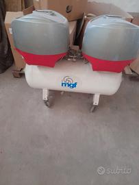 compressore silenziato mgf professionale 100 litri