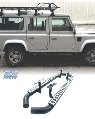 PIASTRE PEDANE LAND ROVER DEFENDER 110 ARGENTO 83-