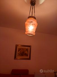 lampadario da cucina d'epoca - stile littorio.
