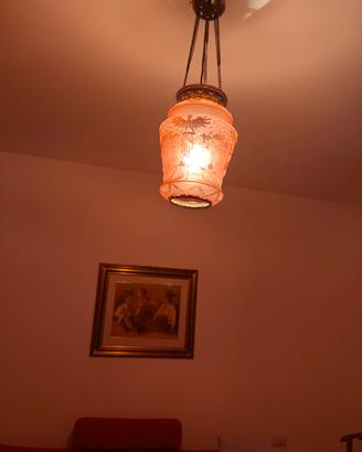 lampadario da cucina d'epoca - stile littorio.