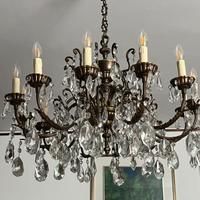 Lampadario a gocce di 12 fiamme