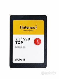 SSD 1TB Intenso + Box USB 3.0 – pari al nuovo