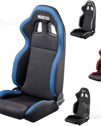 Sedili SPARCO R100 nuovi in tessuto traspirante