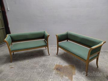 Coppia divanetti in tessuto