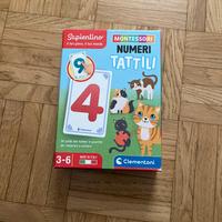 Gioco Numeri tattili Montessori