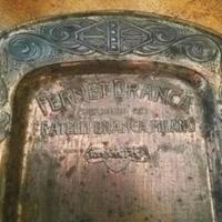 PUBBLICITARIO ANTICO VASSOIO DESIGN FERNET BRANCA