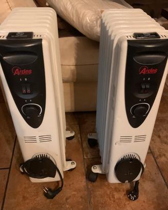 2 radiatori ad olio Ardes