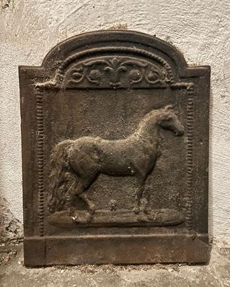 Piastra camino in ghisa come nuova