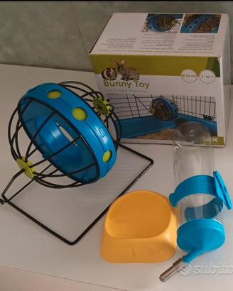 Accessori NUOVI per gabbia o recinto conigli