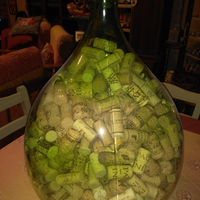 Damigiana 54 litri con tappi sughero