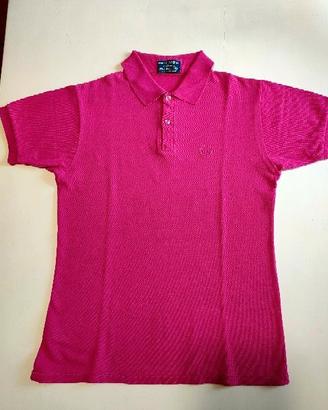 Polo Fred Perry donna tg 42 M fucsia