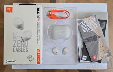 Auricolari bluetooth JBL Tune 115tws usati