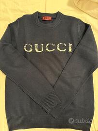 Maglione gucci 100% lana blu