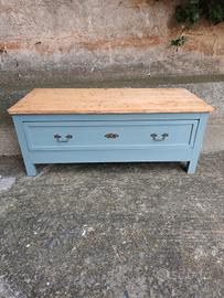 mobile basso con cassetto in legno 