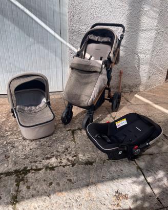 Passeggino Trio Foppapedretti iWood + set ruote