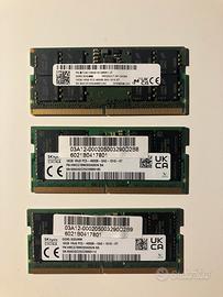 Sodimm ddr 5 16Gb 4800