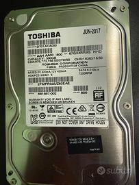 Hard disk 500GB 3.5” Toshiba