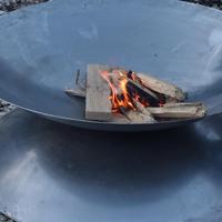 Braciere in ferro corten