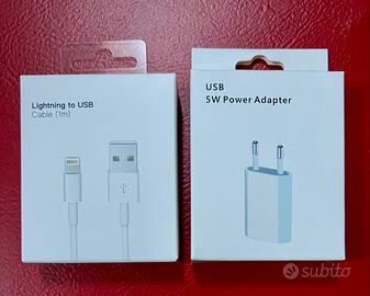Caricabatterie iPhone & Cavo Lightning 1 mt.