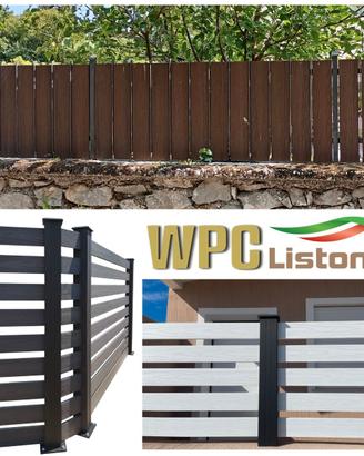 Listoni recinto WPC coestruso legna doga giardino