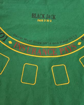 Tappeto Panno da Gioco per Black Jack
