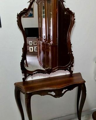 Consolle con specchiera