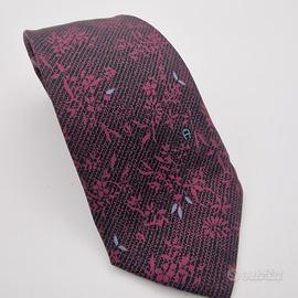 Cravatta Etienne Aigner vintage seta Made in Italy