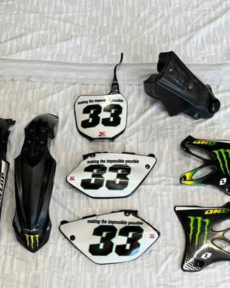 Kit plastiche complete Yamaha YZ 125/250 2t(02-04)