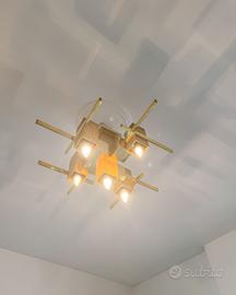 Lampadario soffitto design anni 60