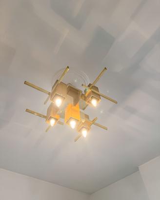 Lampadario soffitto design anni 60