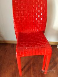 Set di due sedie Kartell Ami ami Rosse 