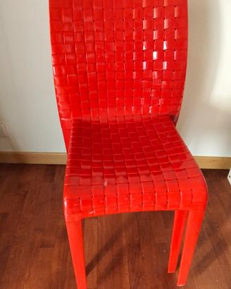 Set di due sedie Kartell Ami ami Rosse 