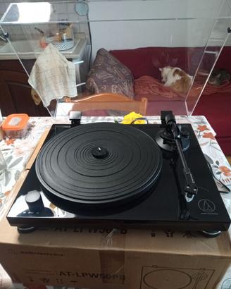 giradischi audiotecnica at lpw50pb nuovo