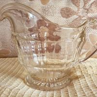 Caraffa in vetro molato stile Decò