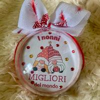 Pallina natalizia “I nonni migliori del mondo”