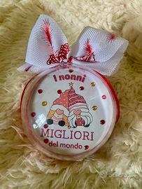 Pallina natalizia “I nonni migliori del mondo”