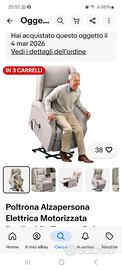 Poltrona recliner elettrica