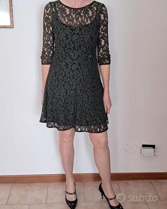 Vestito pizzo verde  Guess tg. S