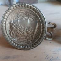 appendiabiti in ottone vintage 